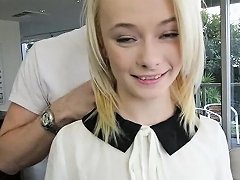 Small Tits Blonde Teen Maddy Rose In Stockings Banged Good